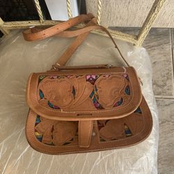Guatemalan original leather purse