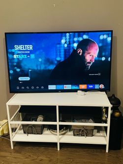 White TV Console / Entertainment Center