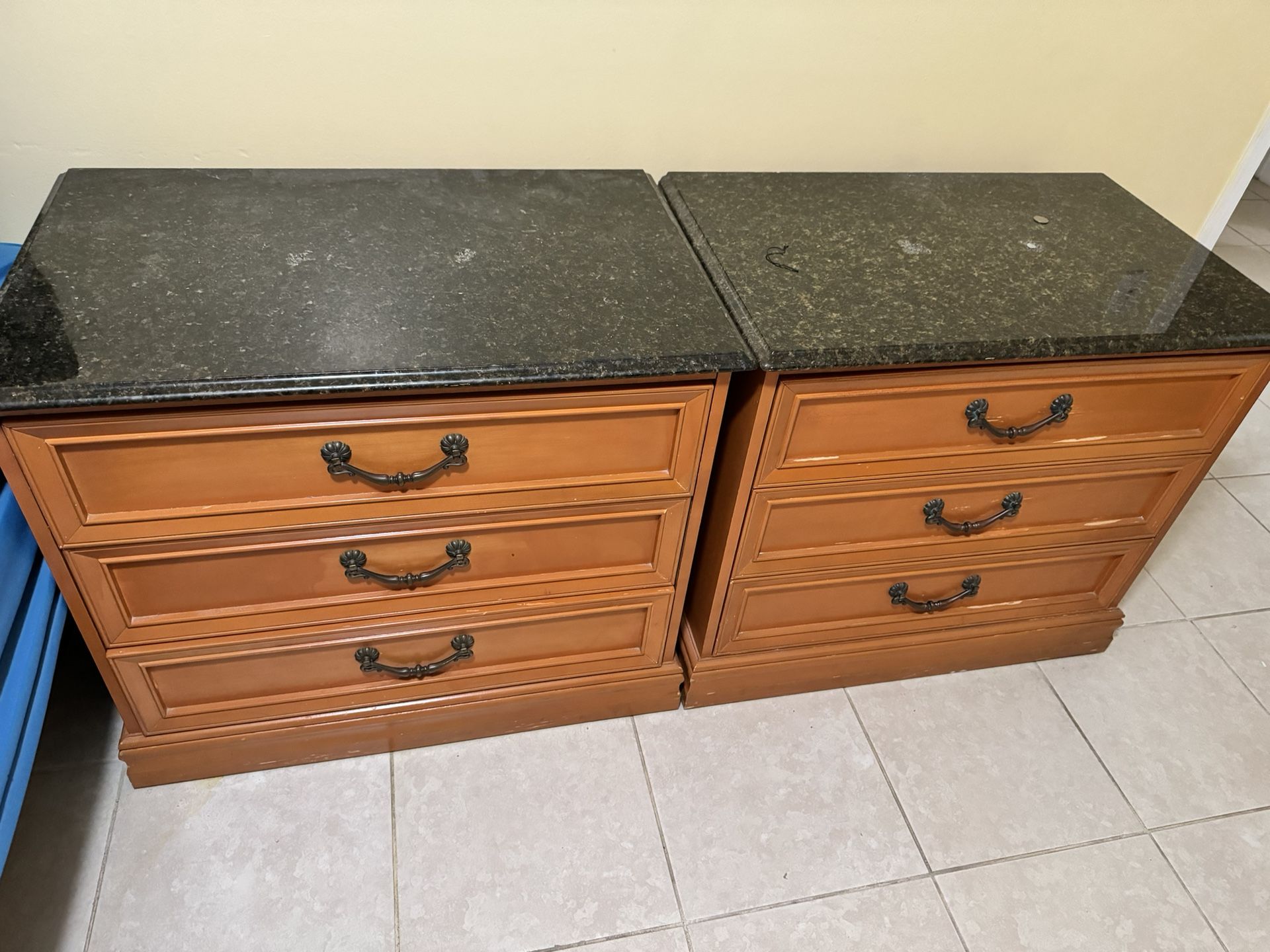 Twos Dressers Marble Top