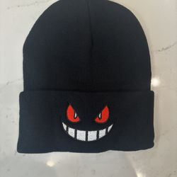 Black Gengar Pokemon Beanie Hat Brand New