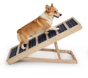Wooden Folding Dog Ramp Portable 38 in.