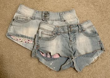 Distressed Denim Shorts Size 3 (2 Pairs)