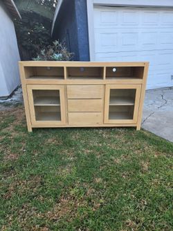 Custom Wood TV Stand