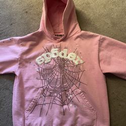 Spider Hoodie / pink 