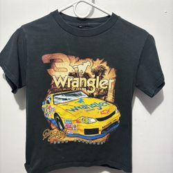 Vintage Dale Earnhardt Wrangler Goodwrench shirt 90s nascar tee Shirt Kids Small