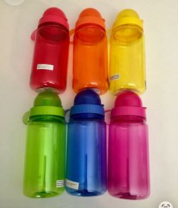 Colorful Water Bottle and Sandwich Container Set