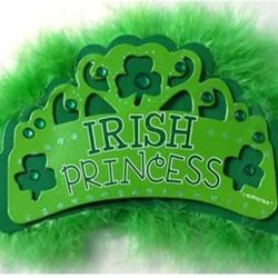 St. Patrick's Day Irish Princess Pin