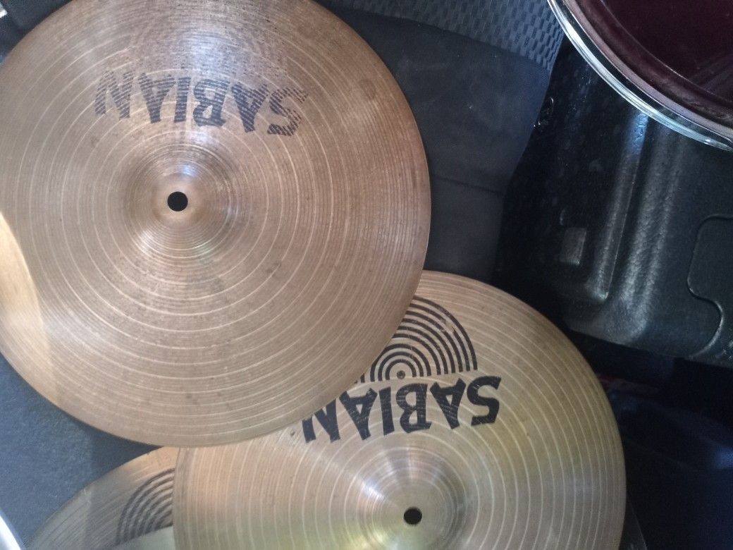  Meinl Splash, Sabian Hihat,Sabian Splash And CB Drum Set