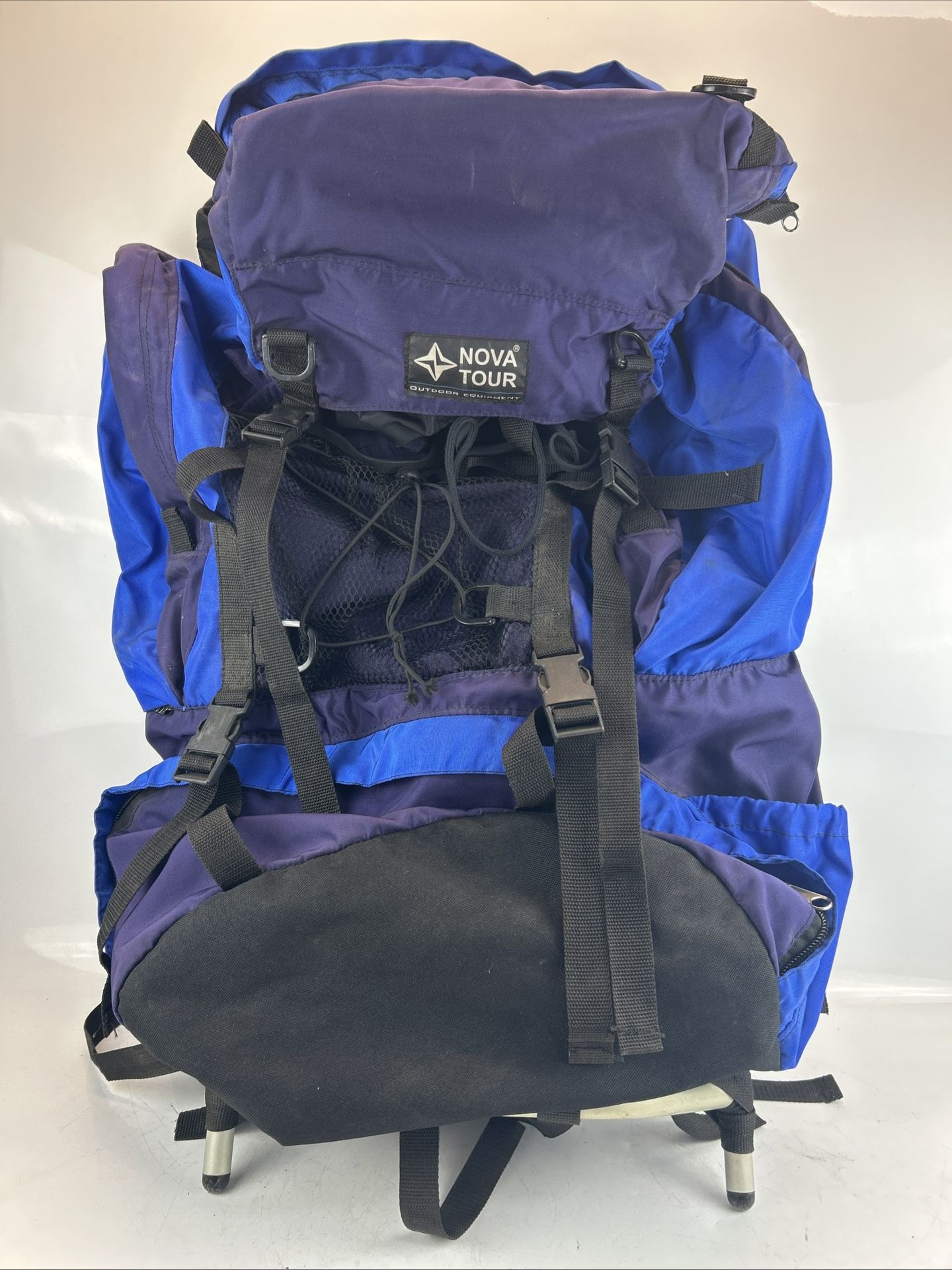 Nova Tour Hiking External Frame Hiking Backpack Blue 32"
