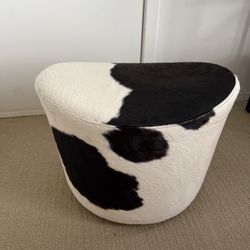 IKEA Cowhide Stool Pouf