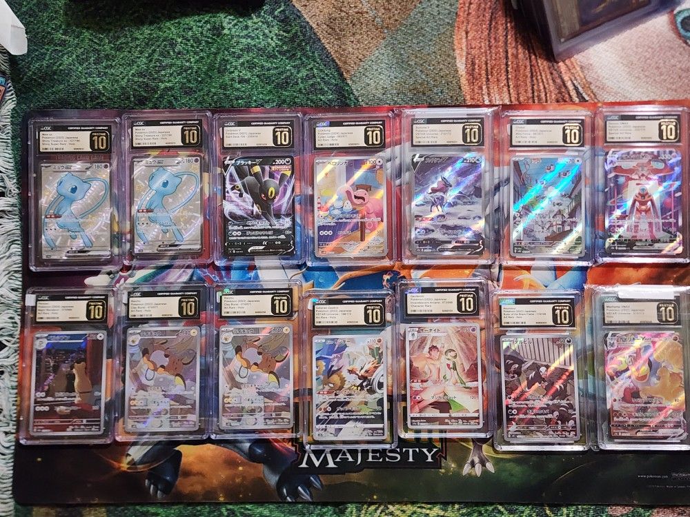 CGC PRISTINE 10 JAPANESE POKÉMON CARDS
