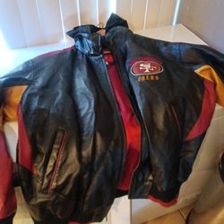 Leather 49ers Jacket 