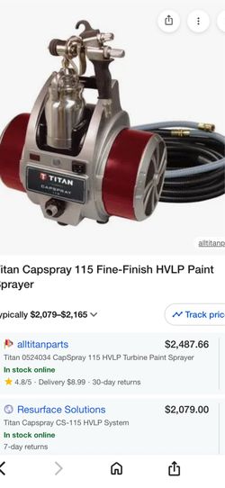 Titan capsprayer  115 HVLP