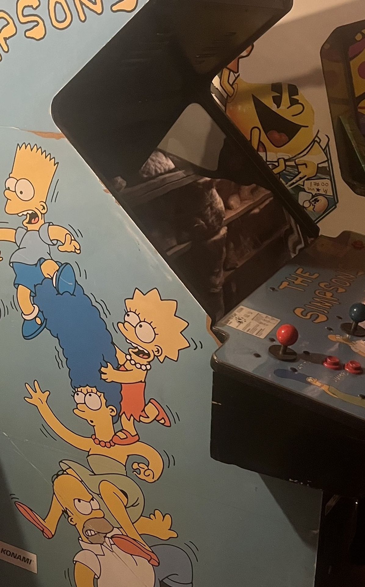 Vintage 1991 The Simpsons arcade Video Game