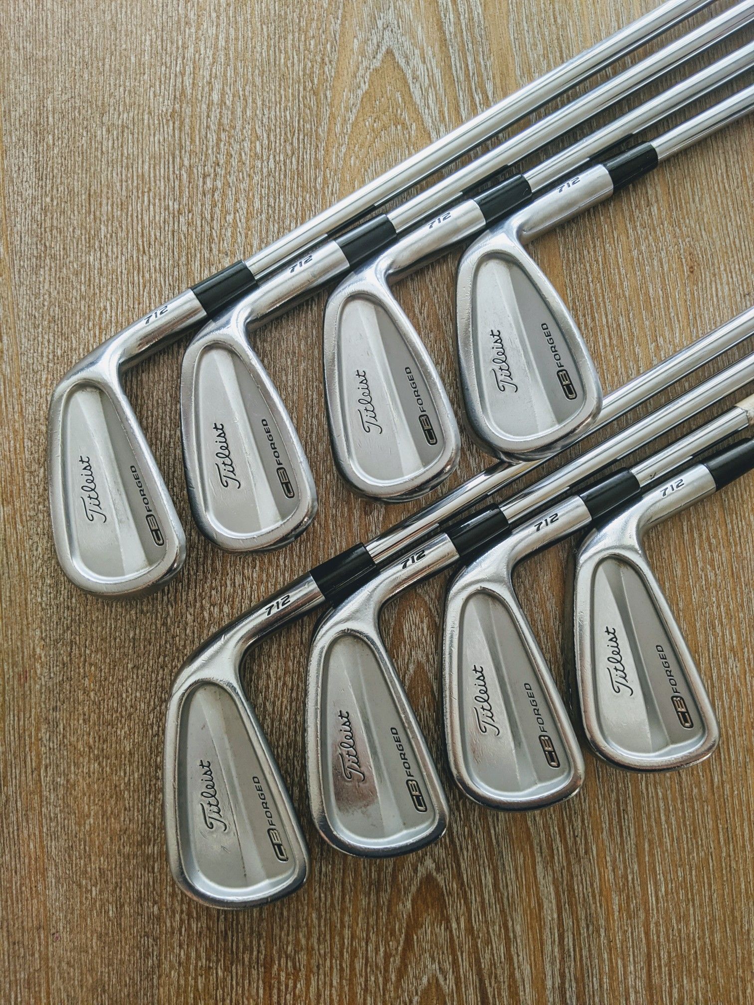 Titleist 712 CB 3-PW Golf Iron Set DG S300 Stiff flex RH