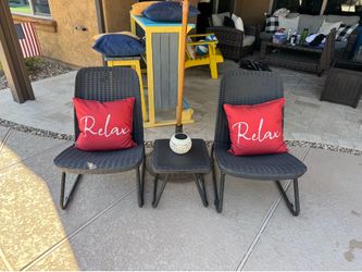☀️ Poolside Patio Conversation Set