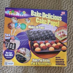 Cake Pops Bake Set (Pan and Reusable Pop Sticks)