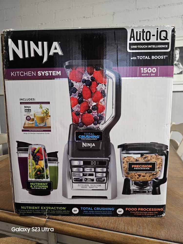 Ninja Auto-iQ Total Boost Kitchen Nutri Food Processor Blender