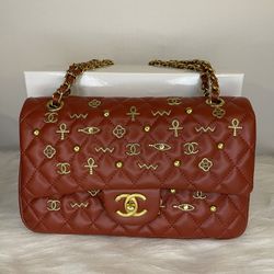 Red CC Shoulder Bag