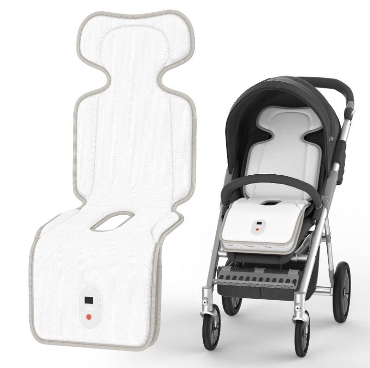 Bella's Friends Baby Stroller Cooling Pad With 2 Built-In Blower Up To 10H MAX 10000 MAh Rechargeabl