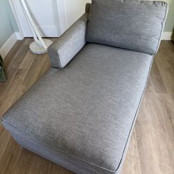 Chaise Crate & Barrel Lounge W/ Arm Rest
