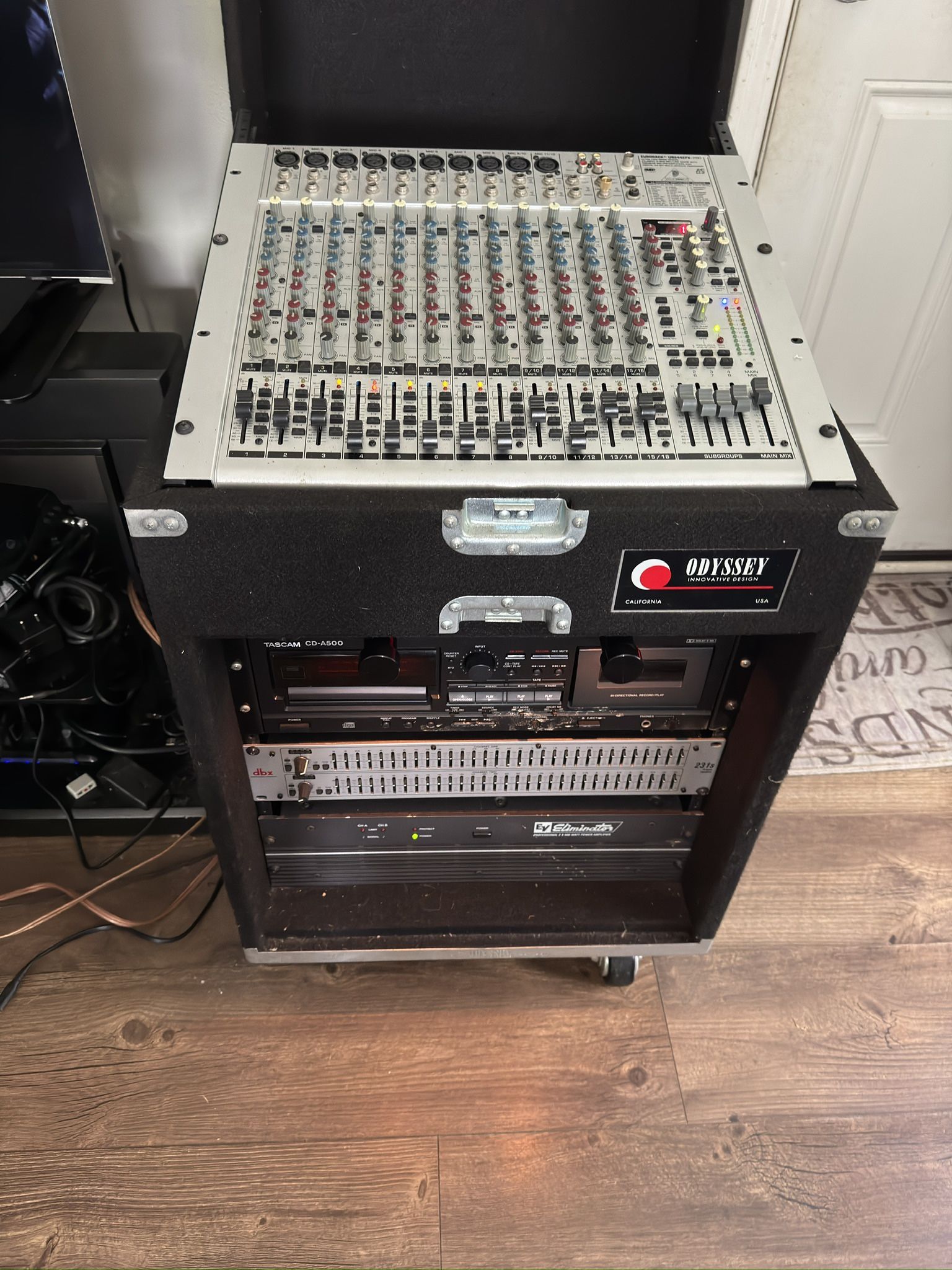Full Audio Studio Sound Equipment Rack Cabinet