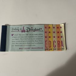 Vintage E Ticket