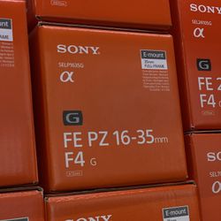 Sony FE PZ 16-35mm F4 G Lens