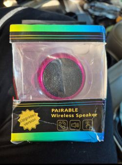 Pairable Wireless Speaker