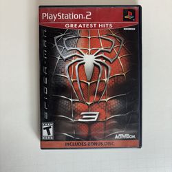 Spider-Man 3 Bonus Disc PS2 PlayStation 2