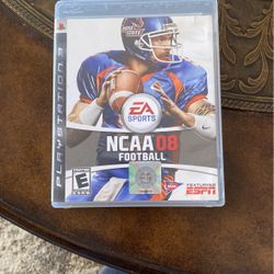 PS3 NCAA08 football 