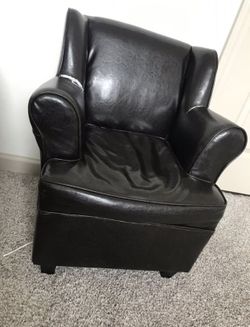 Kids mini very good leather sofa couch chair