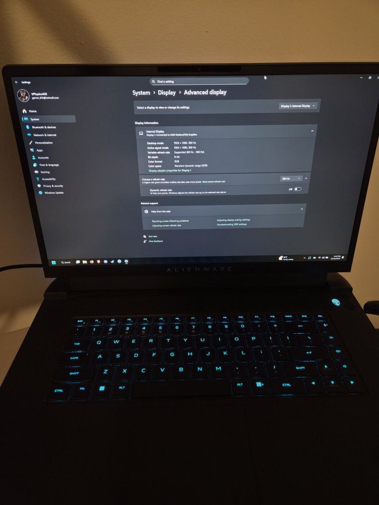 Alienware M17 R5 AMD 