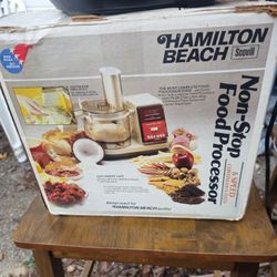 Price Is Firm.. Hamilton Beach Food Processor