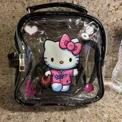 Clear Stadium Bags. Dodgers Hello Kitty.