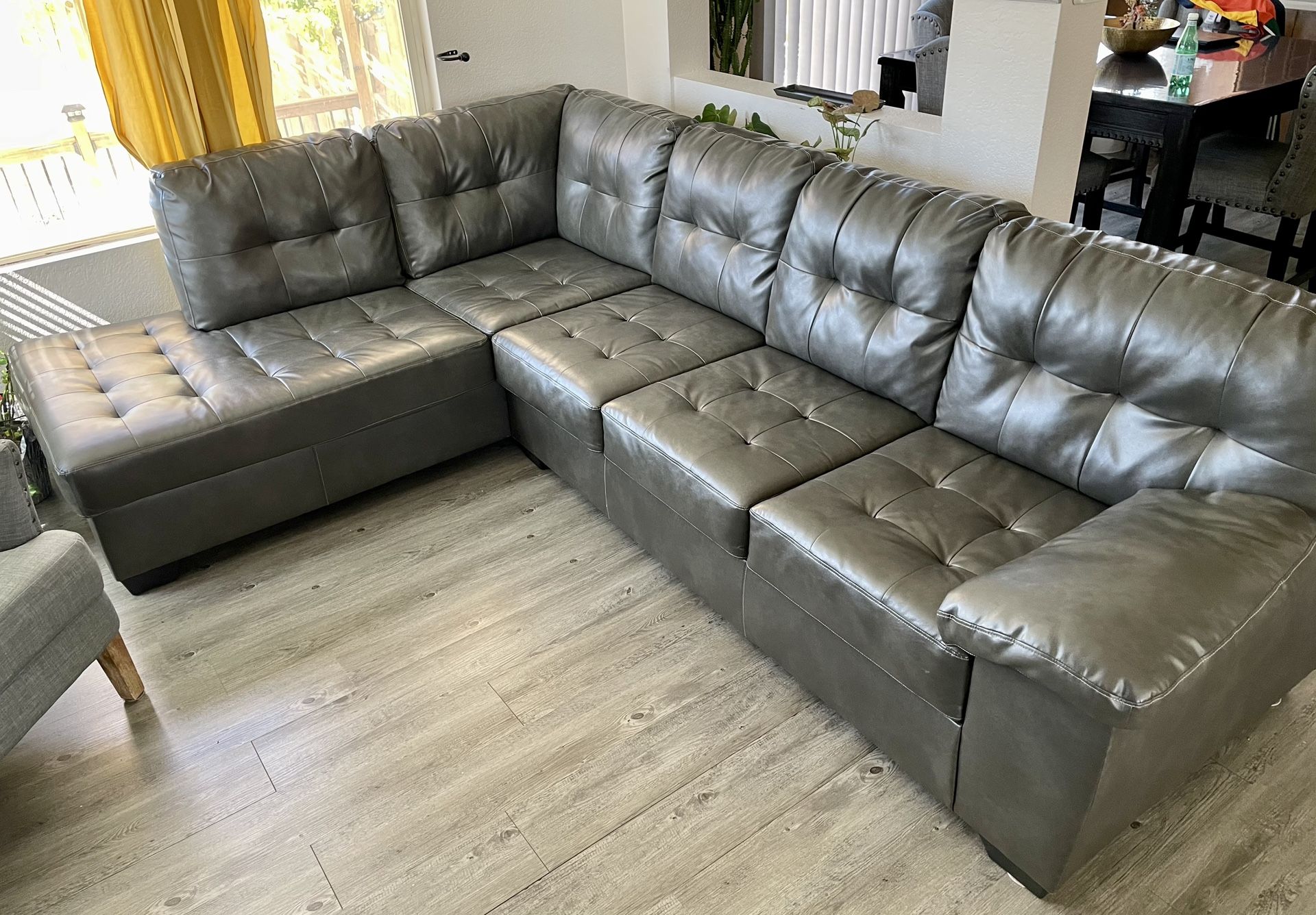 Gray Sectional Couch~OBO