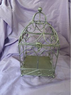 Decorative bird or letter cage