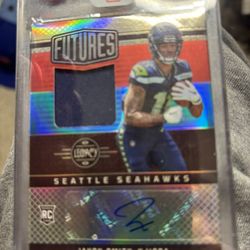 Legacy - Futures Patch Autographs Jaxon Smith-Njigba