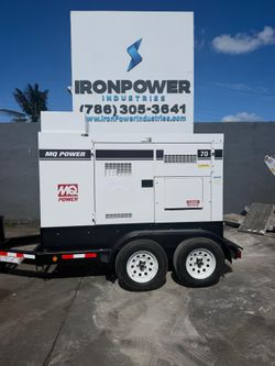 2018 Multiquip Whisperwatt 70 kva Diesel Generator