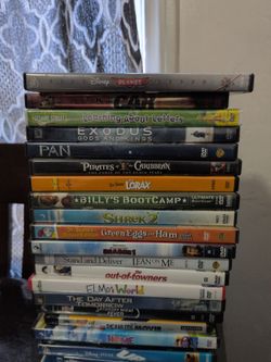 Selling a bunch of DVDs/some blurays for 40$ for everything or 5$ each