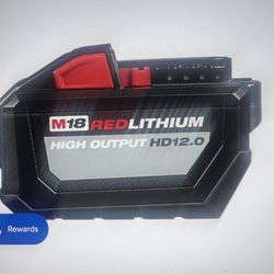 Milwaukee M18 Redlithium HD 12.0 Batteries 