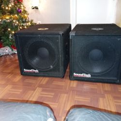 2 Professional Pro Tech Audio Speakers (Bass)