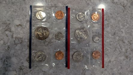 1986  (P,D) US uncirculated coins set