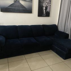 Blue Sectional Couch