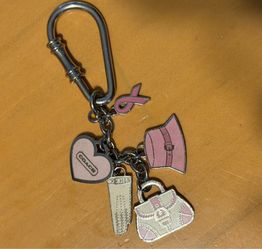 Vintage coach key chair for breast cancer