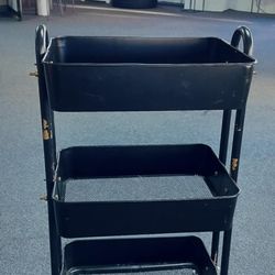 3 tier metal storage organizer