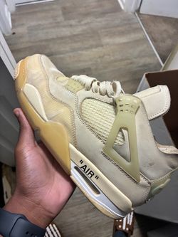 Air Jordan 4 Retro Sneakers Tan/Cream