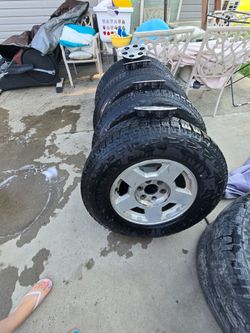 265.70.17 tires for Chevrolet Silverado, Suburban, Tahoe, GMC, and others
