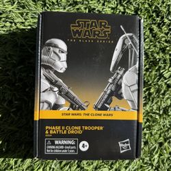 Star Wars Phase II Clone Trooper And Battle Droid
