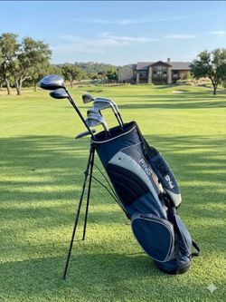 Mizuno Ping King Cobra Adams etc Golf set 13 pieces stand bag balls with JPX E600 Forged Iron Set 3 Ping 4,5,6,7,8,9 Adams F wedge Pitching Wedge wils